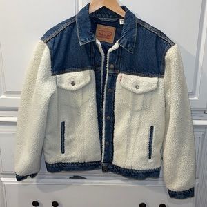 Levi Sherpa Jean Jacket